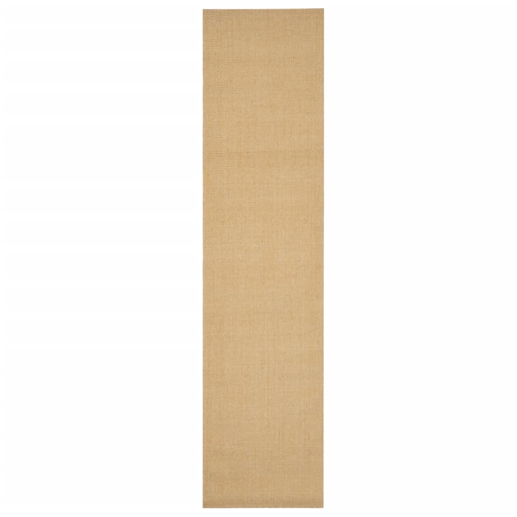 vidaXL Alfombra de sisal natural 80x350 cm