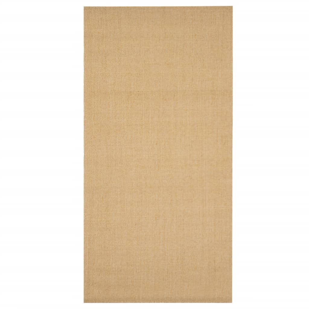 vidaXL Alfombra de sisal natural 100x200 cm