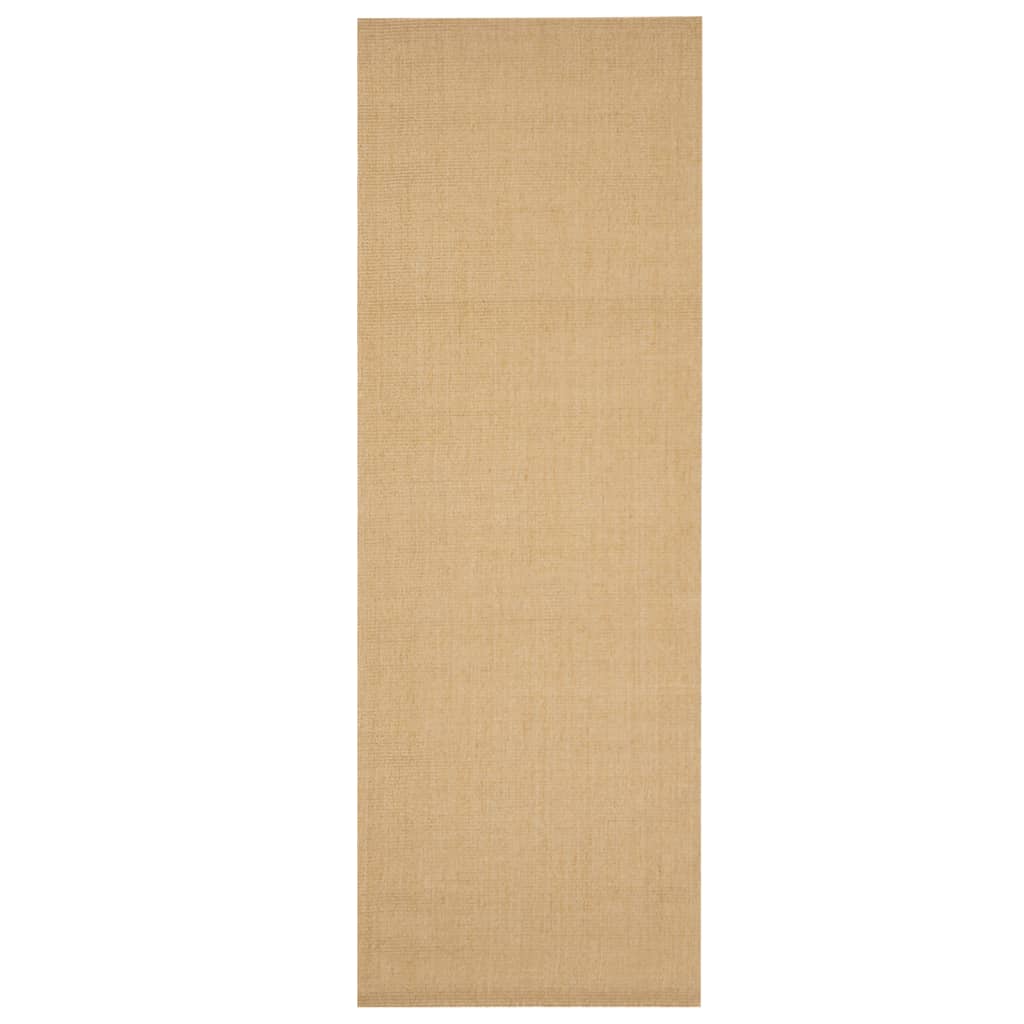 vidaXL Alfombra de sisal natural 100x300 cm