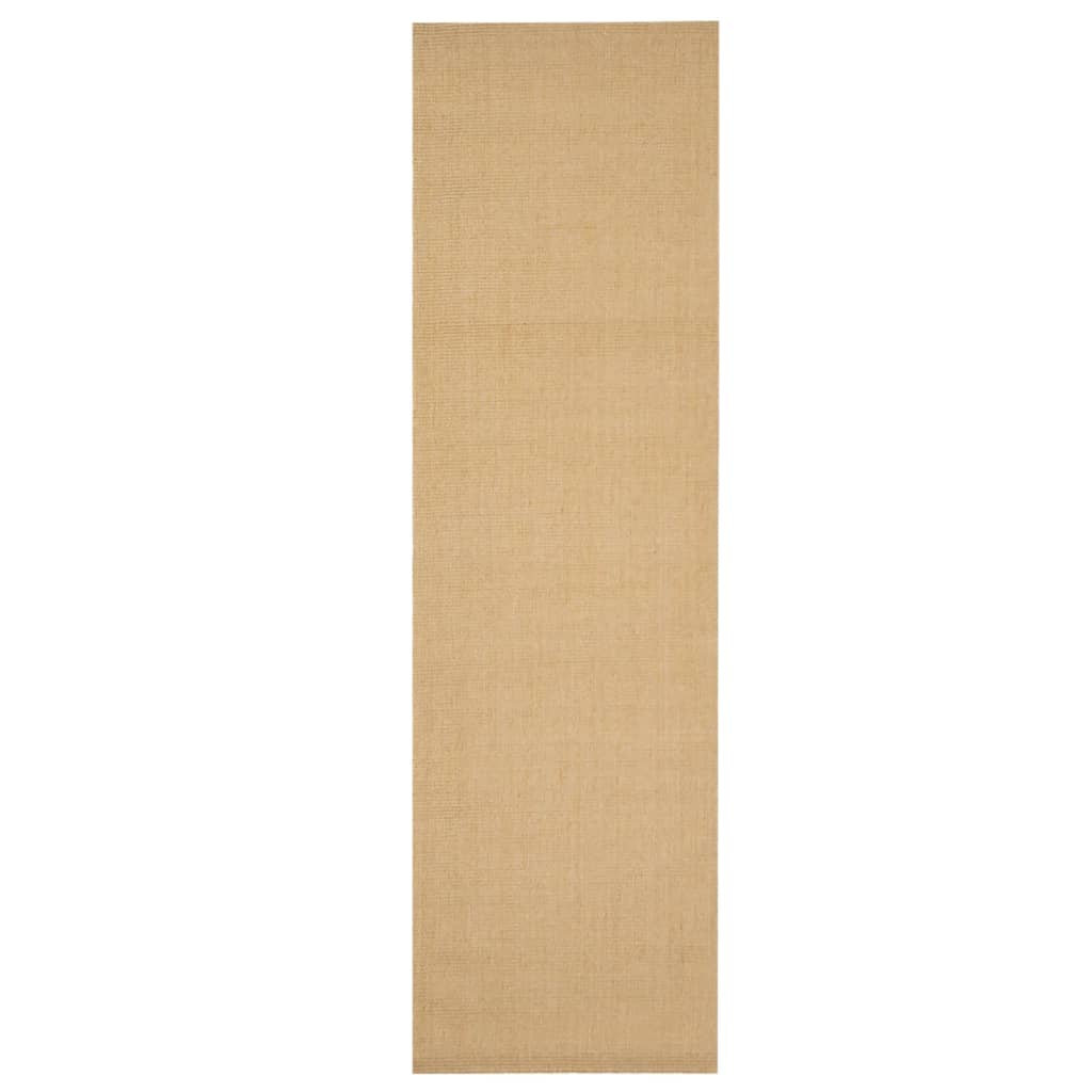 vidaXL Alfombra de sisal natural 100x350 cm