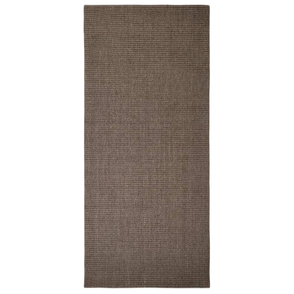 vidaXL Alfombra de sisal natural marrón 66x150 cm