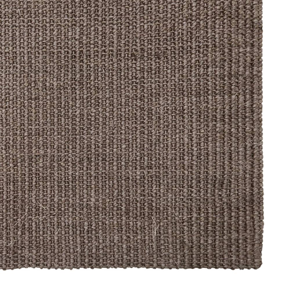 vidaXL Alfombra de sisal natural marrón 66x150 cm