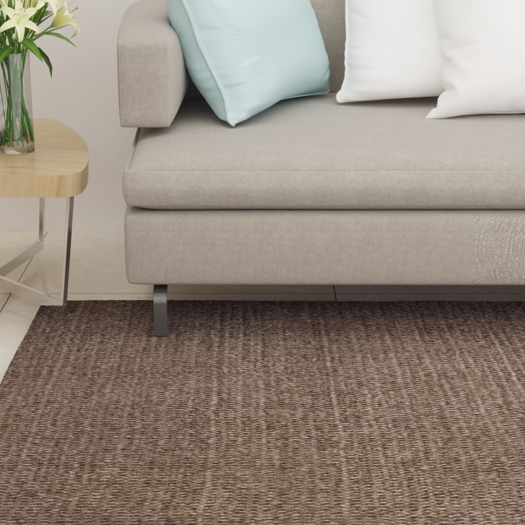 vidaXL Alfombra de sisal natural marrón 66x150 cm