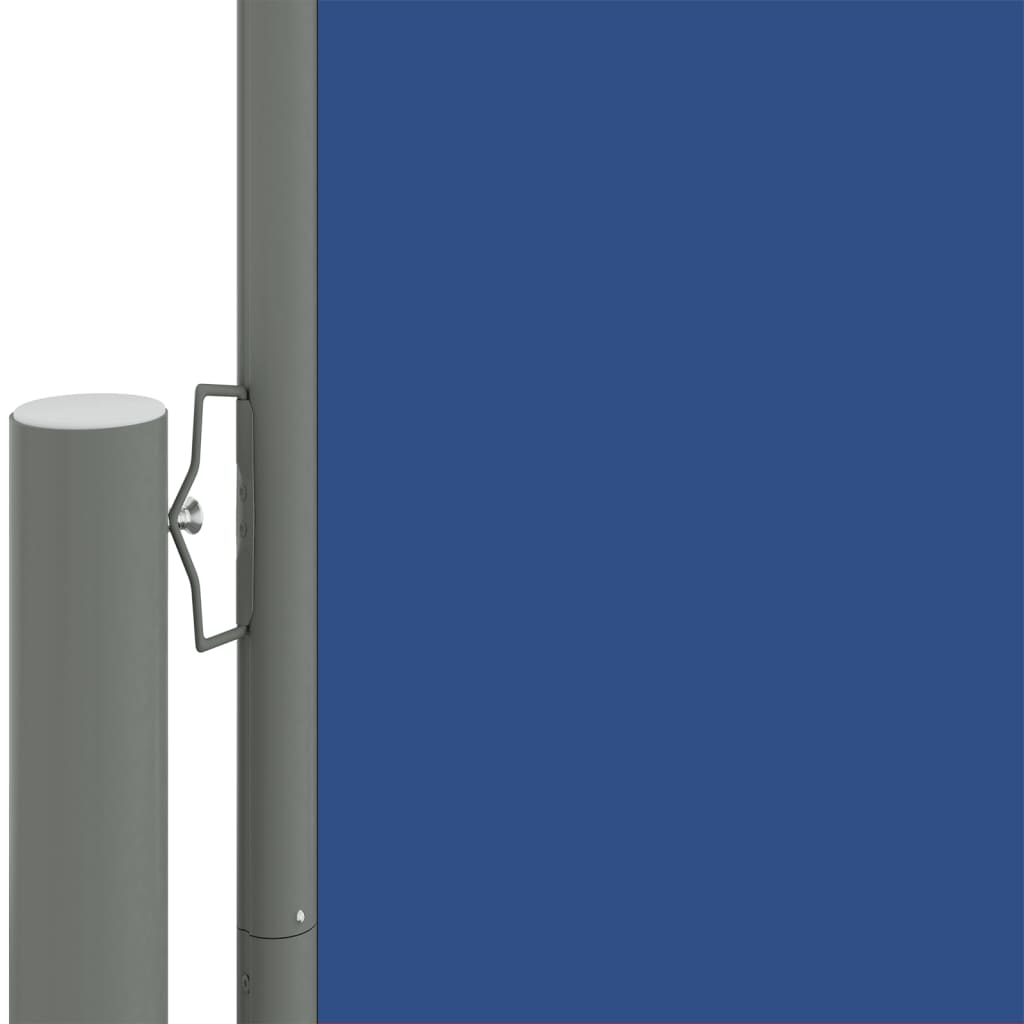 vidaXL Toldo lateral retráctil azul 117x1200 cm