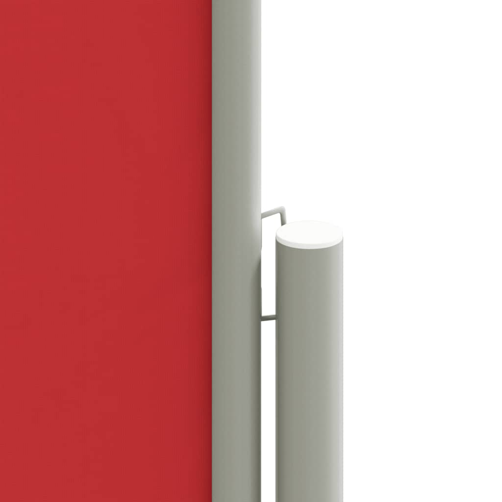 vidaXL Toldo lateral retráctil rojo 140x1200 cm