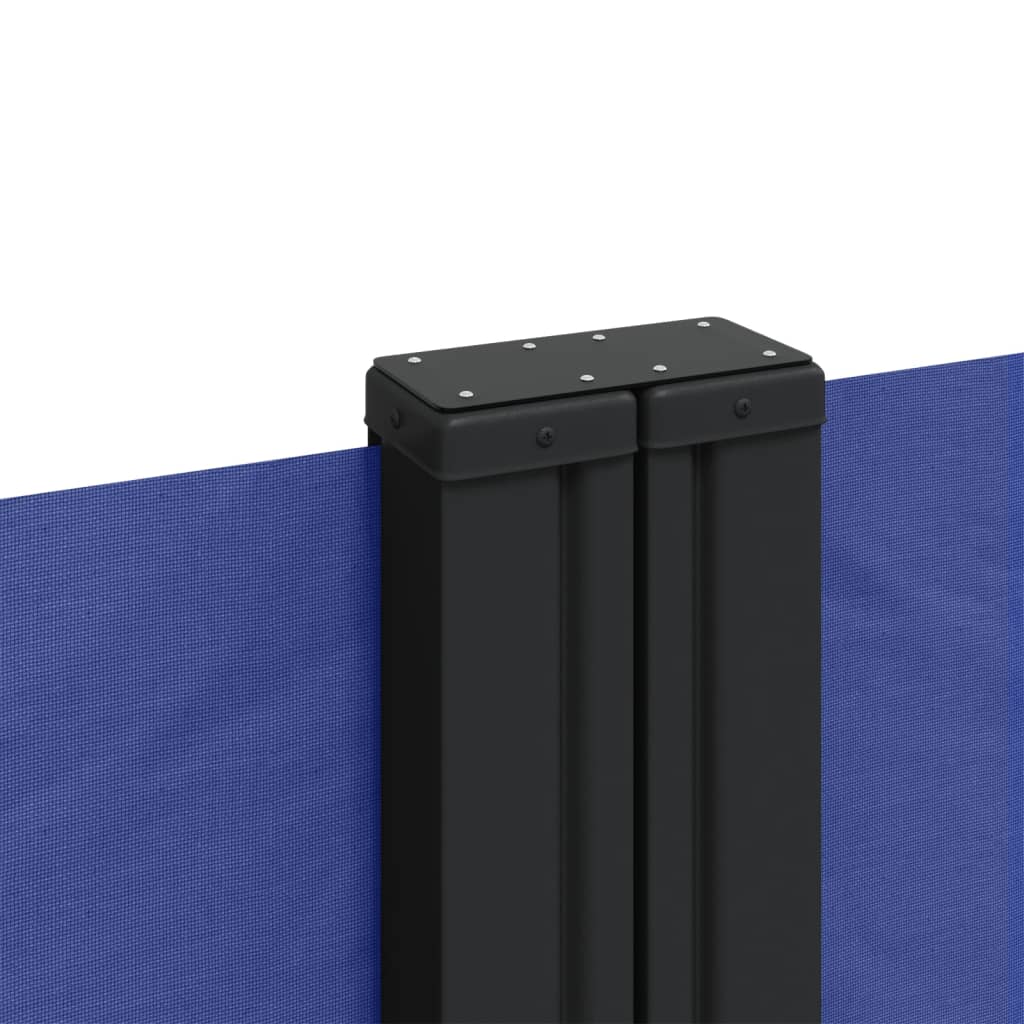 vidaXL Toldo lateral retráctil azul 160x1200 cm