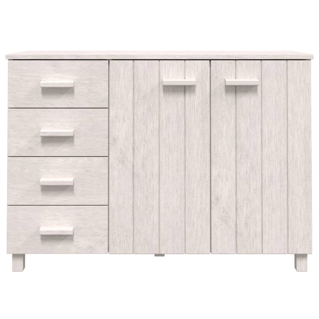 vidaXL Aparador HAMAR madera maciza de pino blanco 113x40x80 cm