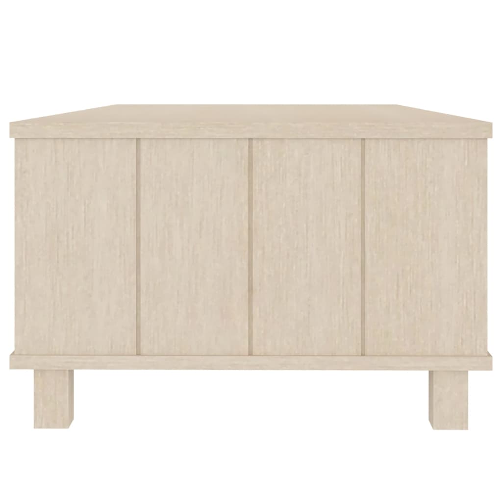 vidaXL Mesa de centro HAMAR madera maciza pino marrón miel 100x55x35cm