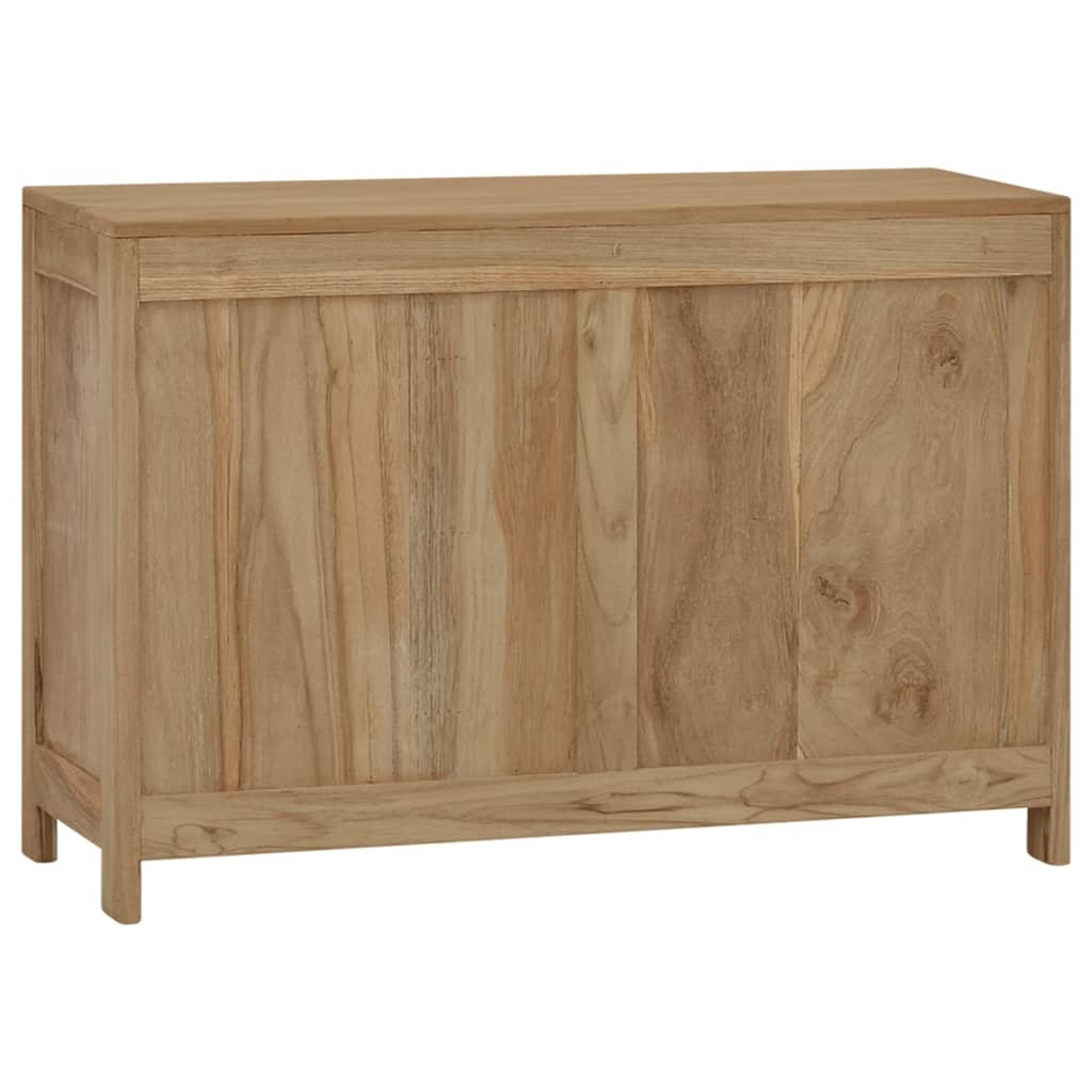 vidaXL Cómoda de madera maciza de teca 80x30x55 cm