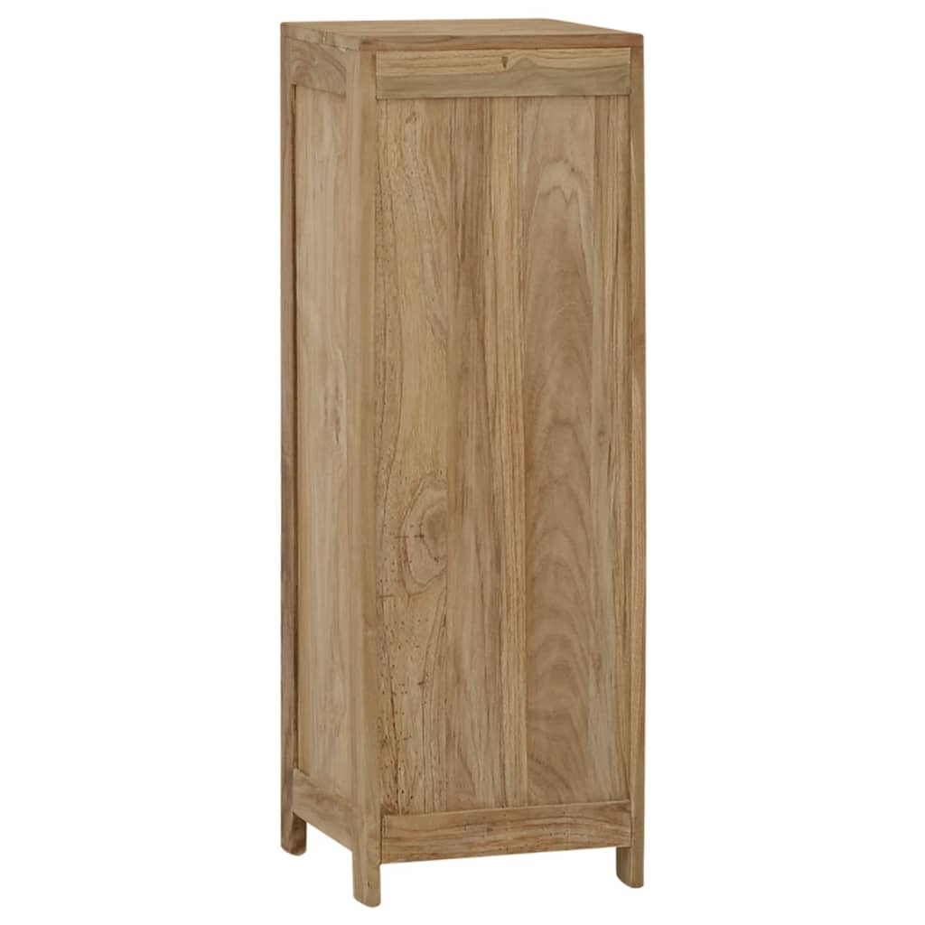 vidaXL Cómoda de madera maciza de teca 30x30x90 cm