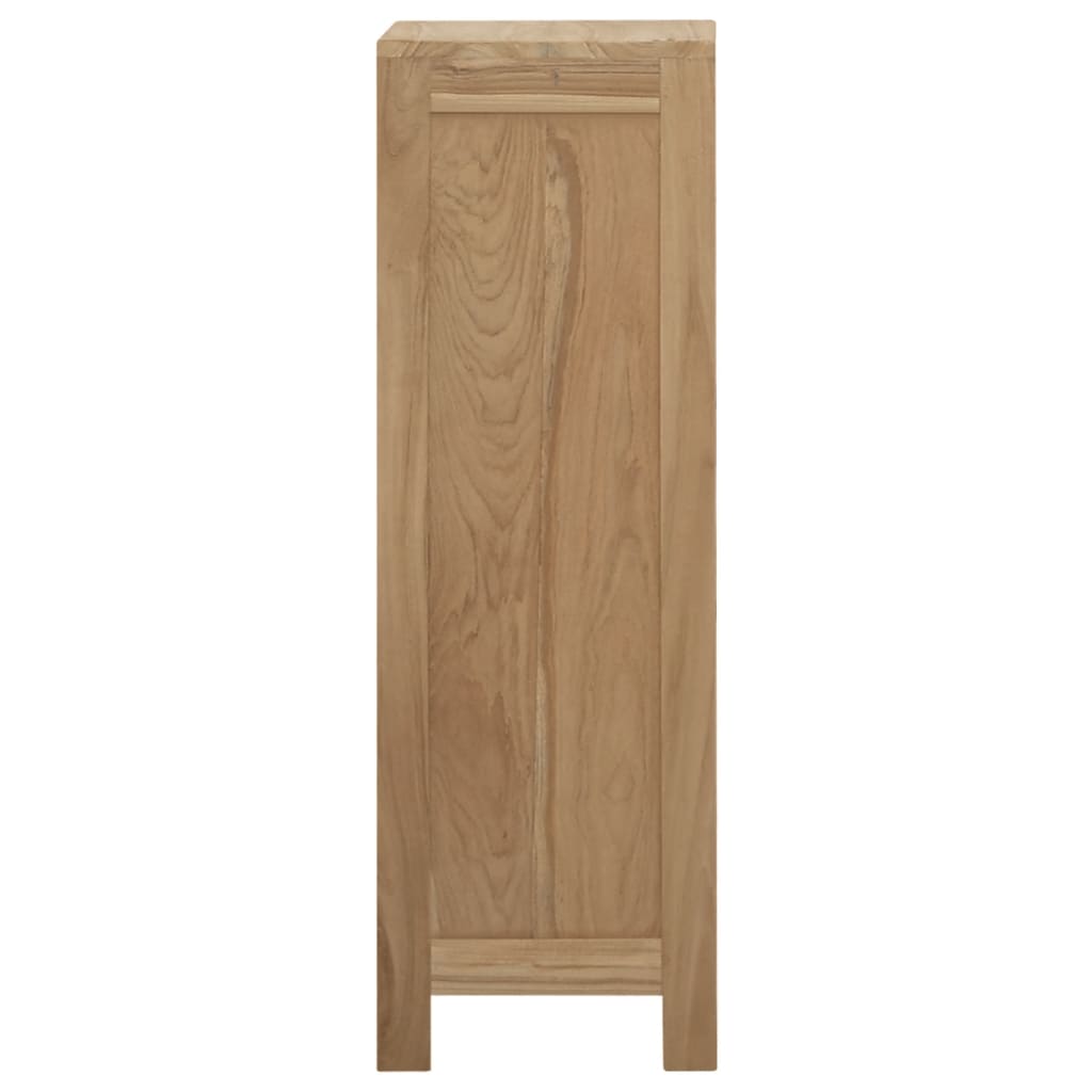 vidaXL Cómoda de madera maciza de teca 30x30x90 cm