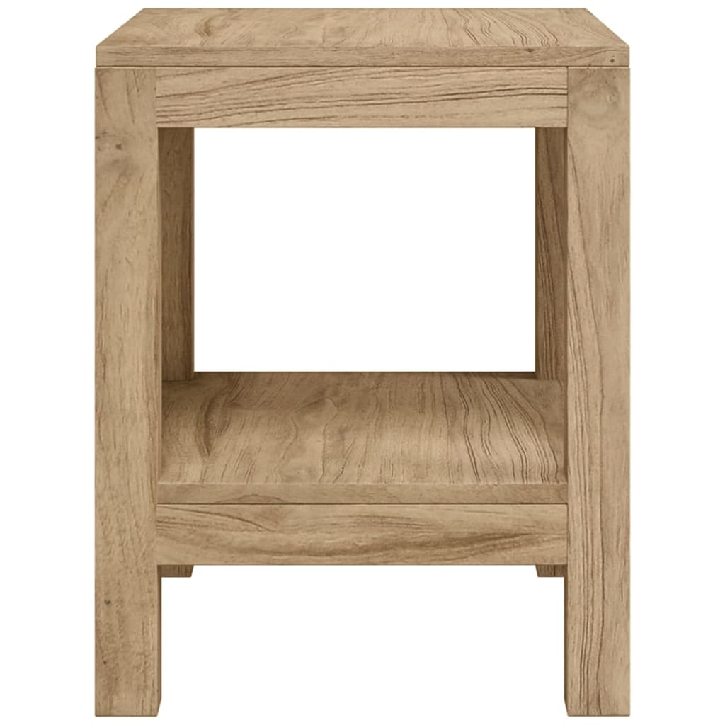 vidaXL Mesa auxiliar de baño madera maciza de teca 45x35x45 cm