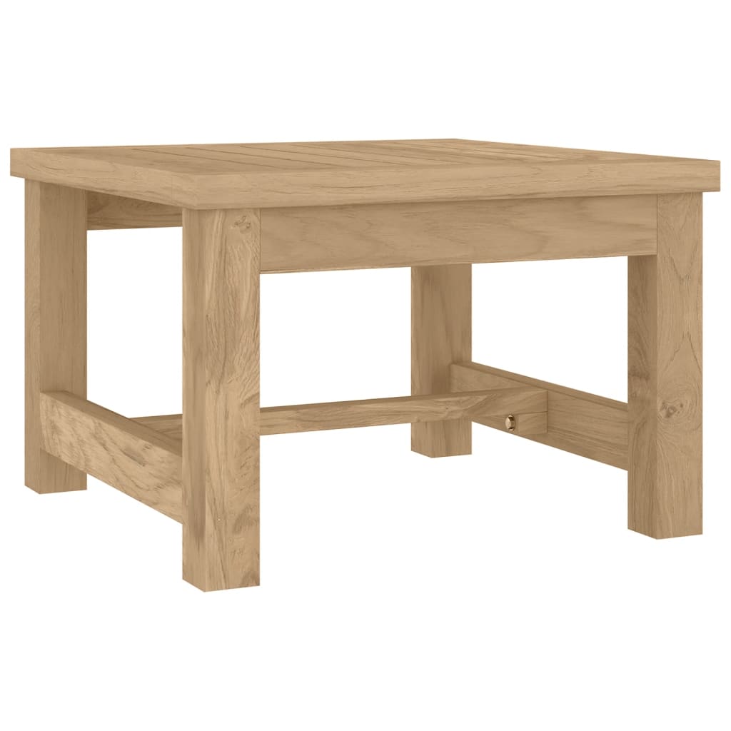 vidaXL Mesa de centro madera maciza de teca 45x45x30 cm