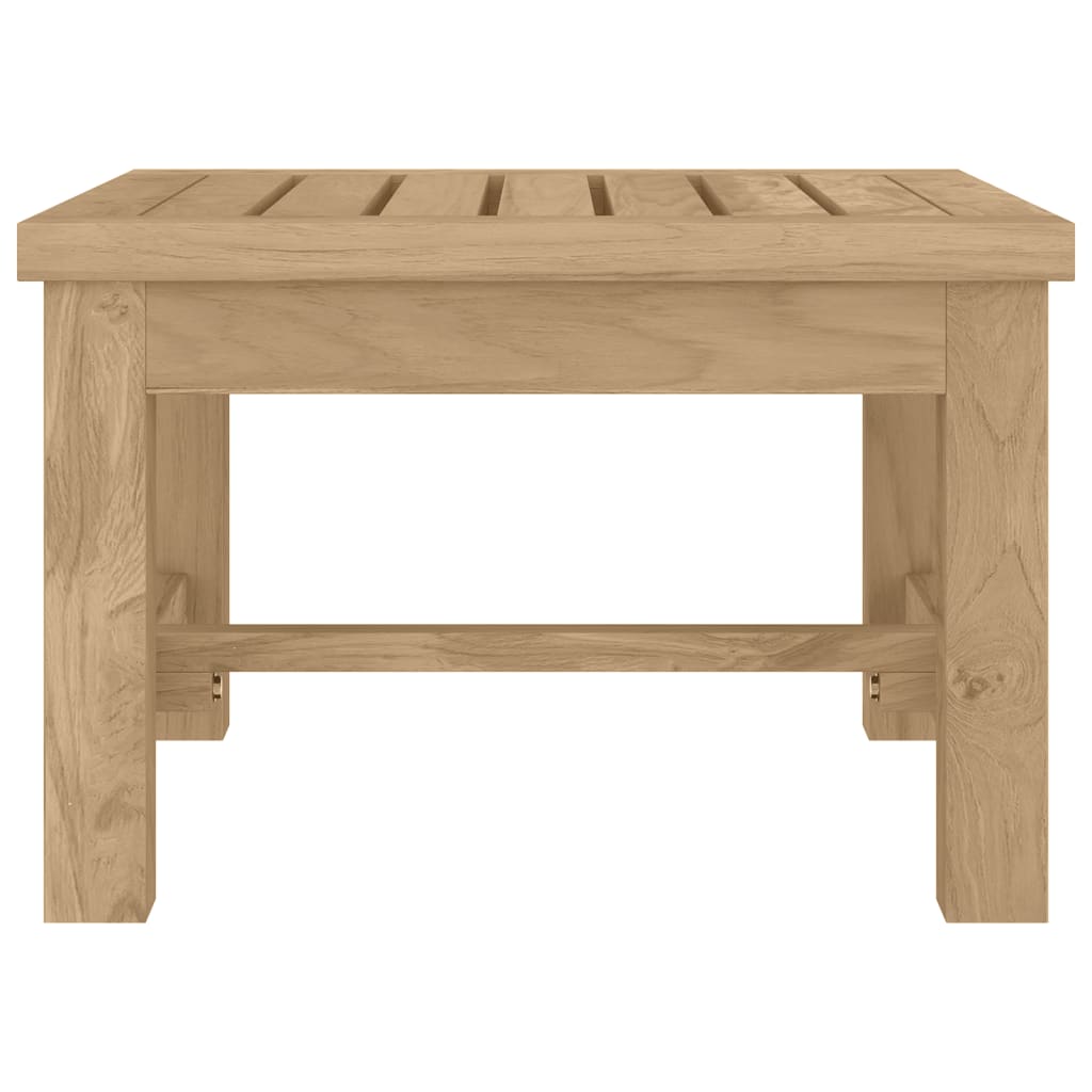 vidaXL Mesa de centro madera maciza de teca 45x45x30 cm