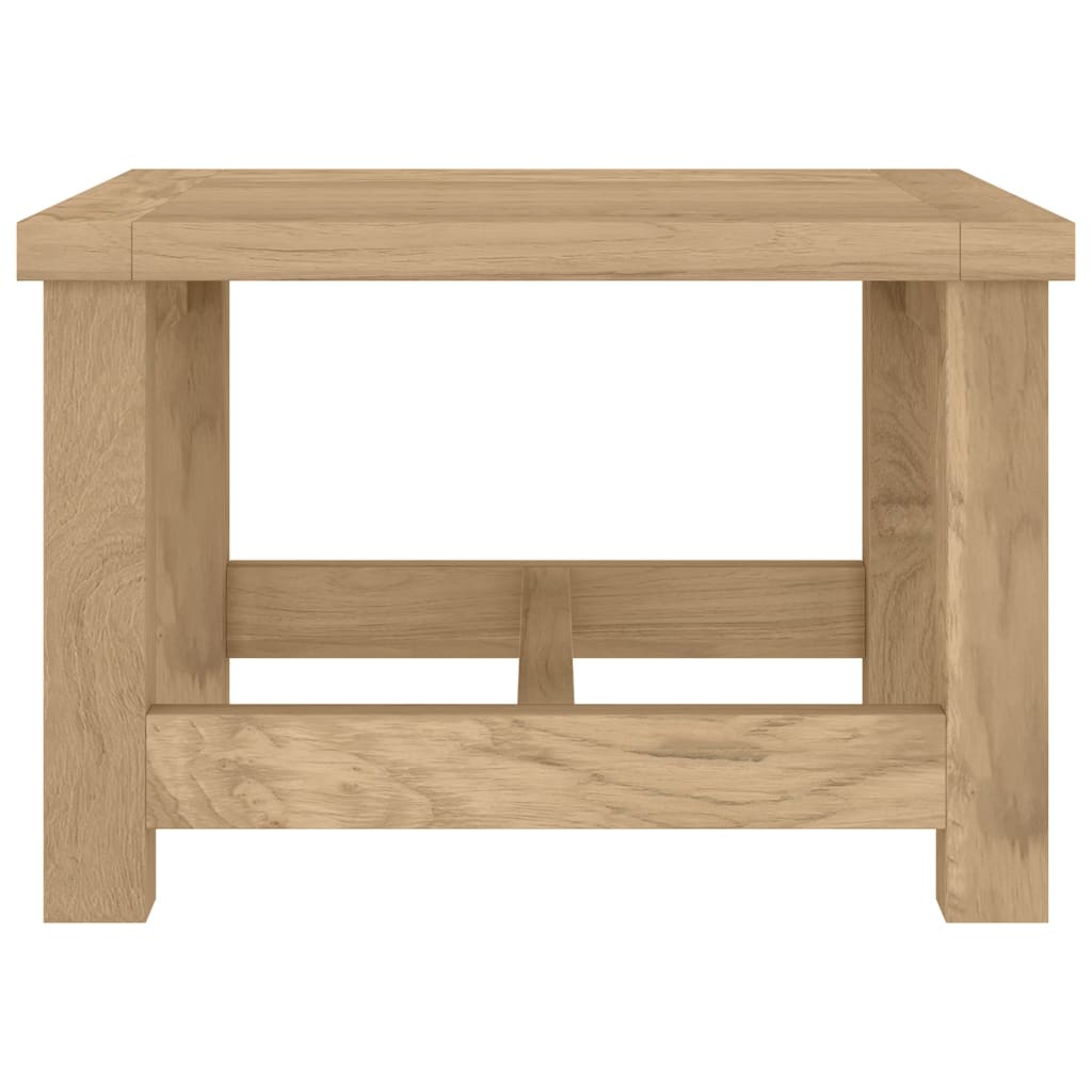 vidaXL Mesa de centro madera maciza de teca 45x45x30 cm