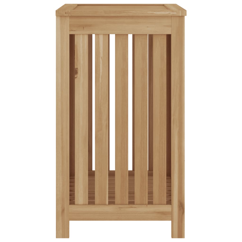 vidaXL Cesto de la ropa sucia madera maciza de teca 50x35x60 cm