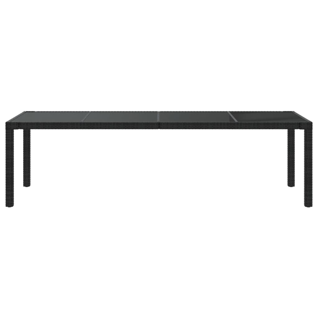 vidaXL Set comedor jardín 11 pzas cojines ratán sintético negro y gris