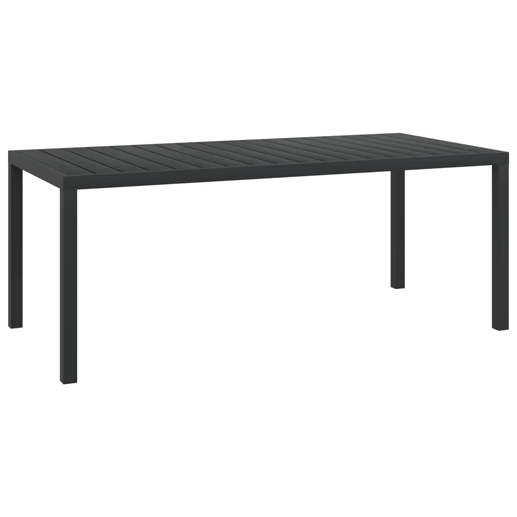 vidaXL Set de muebles de jardín 9 pzas y cojines ratán sintético negro