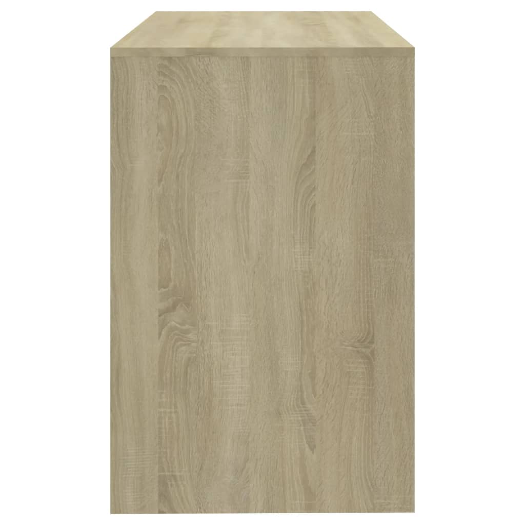 vidaXL Escritorio de madera contrachapada roble Sonoma 101x50x76,5 cm