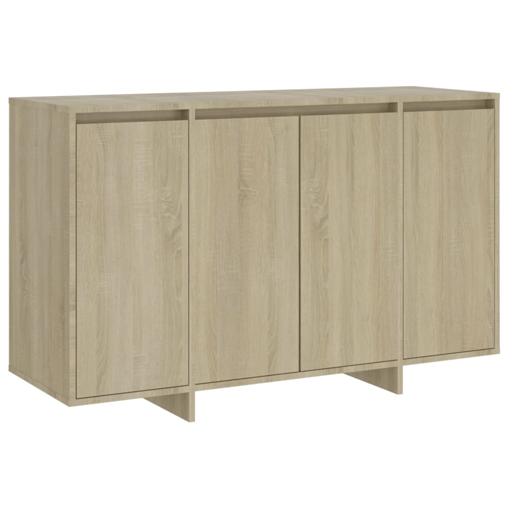 vidaXL Aparador de madera contrachapada roble Sonoma 120x41x75 cm