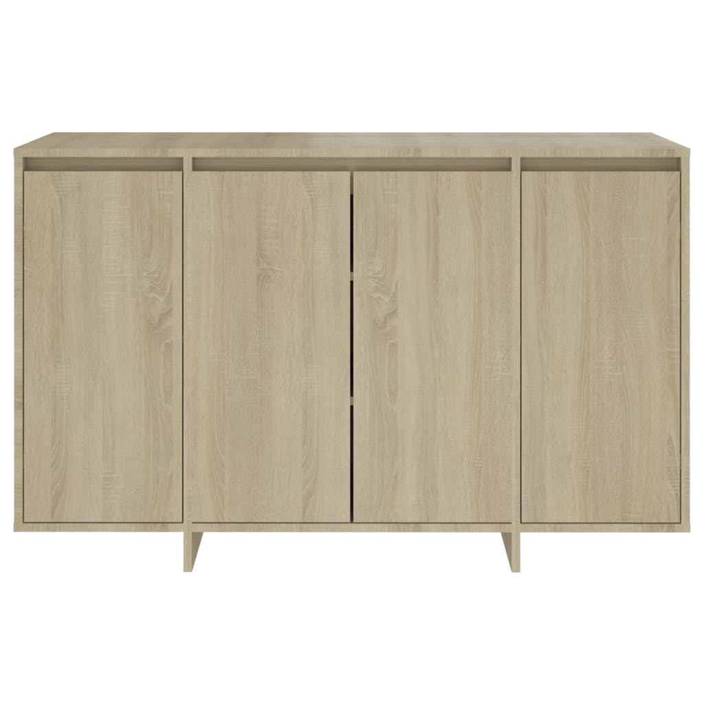 vidaXL Aparador de madera contrachapada roble Sonoma 120x41x75 cm