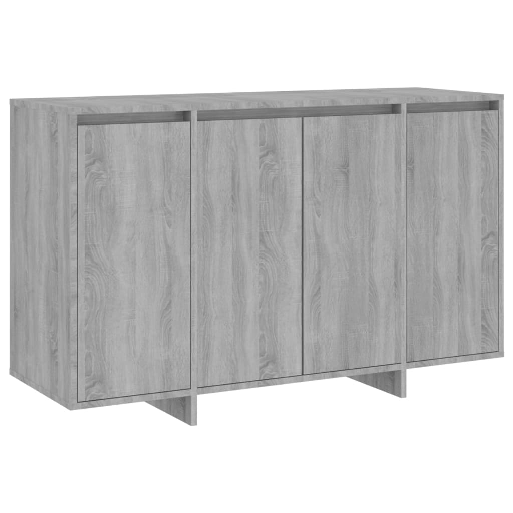 vidaXL Aparador de madera de ingeniería gris Sonoma 120x41x75 cm