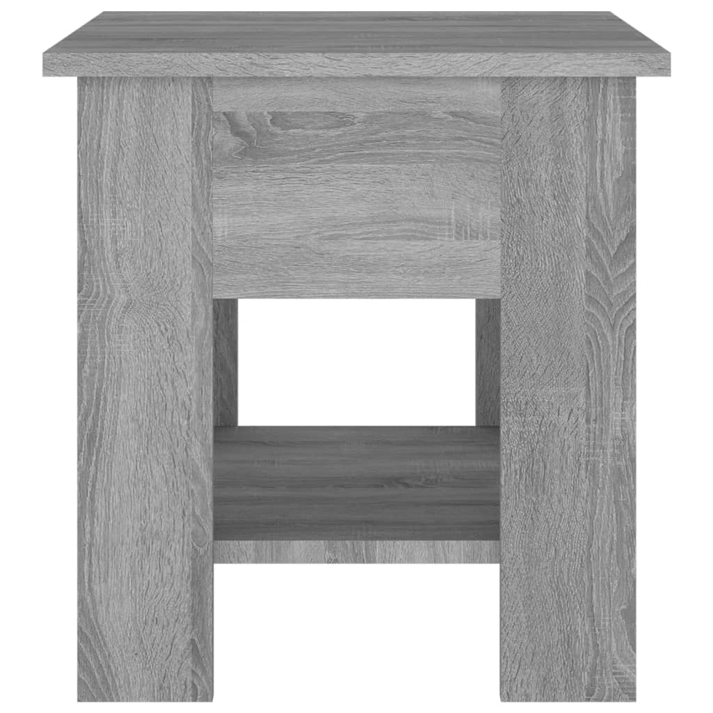 vidaXL Mesa de centro madera de ingeniería gris Sonoma 40x40x42 cm