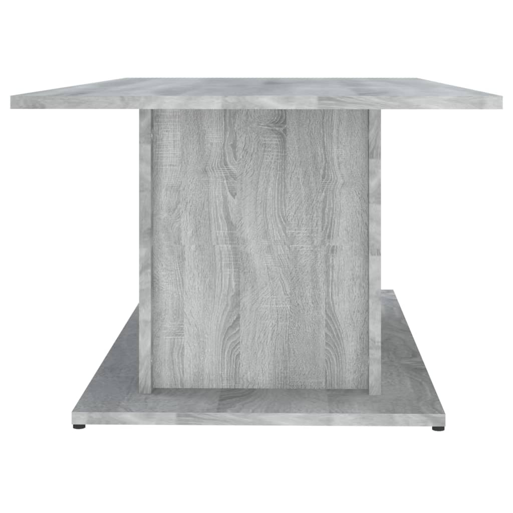 vidaXL Mesa de centro madera de ingeniería gris Sonoma 102x55,5x40 cm