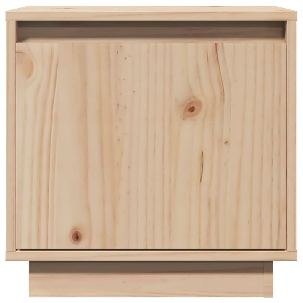 vidaXL Mesitas de noche 2 uds madera maciza de pino 40x30x40 cm