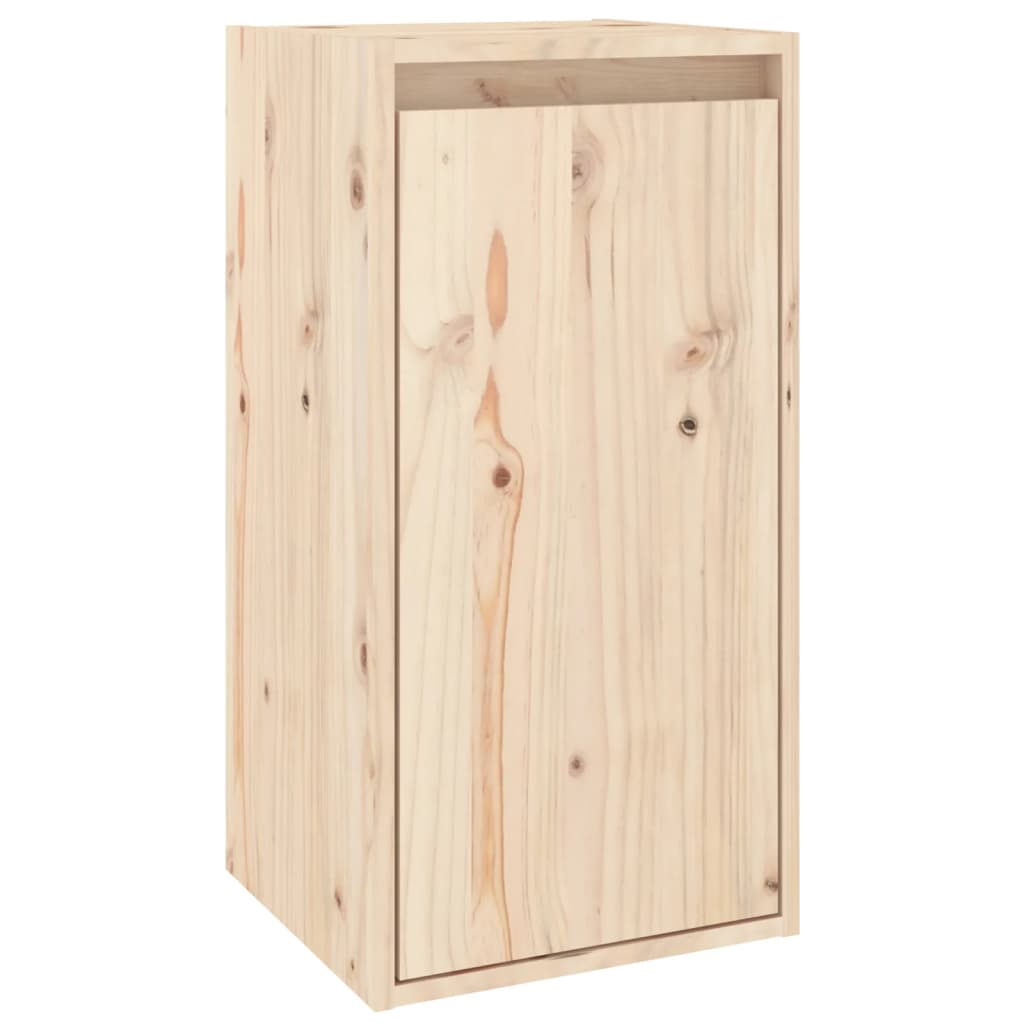 vidaXL Armario de pared 2 uds madera maciza de pino 30x30x60 cm