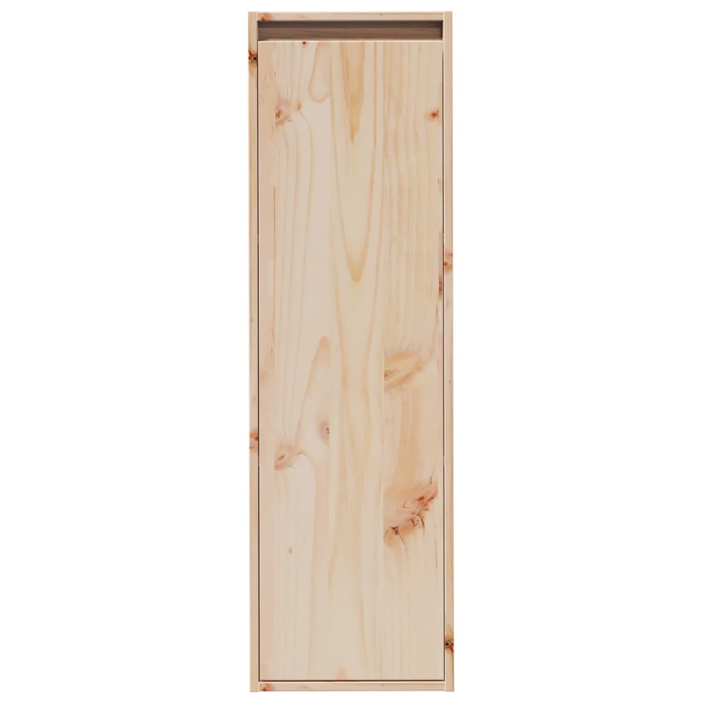 vidaXL Armario de pared de madera maciza de pino 30x30x100 cm