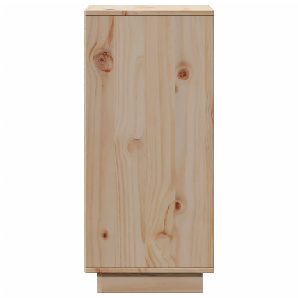 vidaXL Aparador 2 uds madera maciza de pino 31,5x34x75 cm