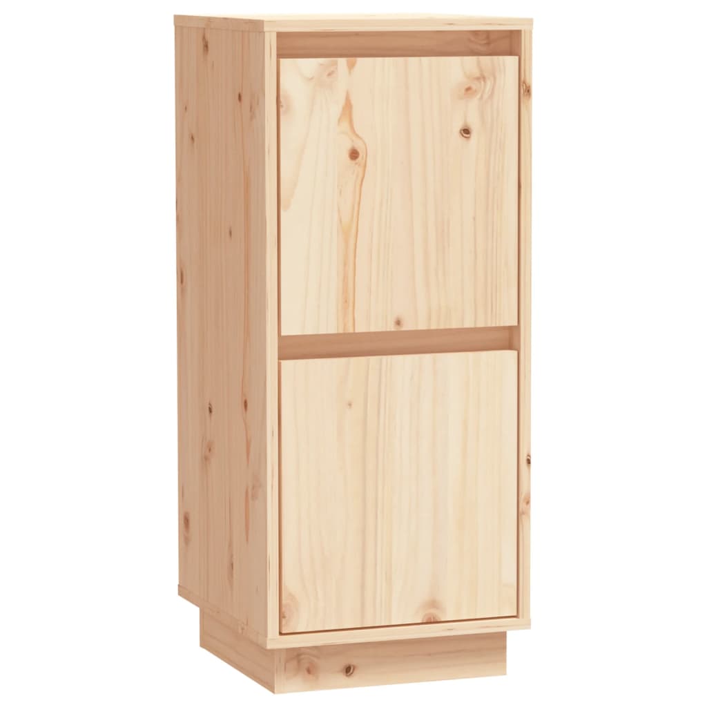 vidaXL Aparador 2 uds madera maciza de pino 31,5x34x75 cm