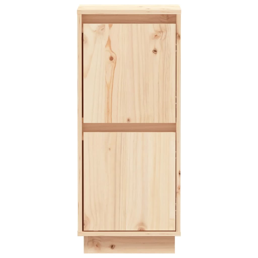 vidaXL Aparador 2 uds madera maciza de pino 31,5x34x75 cm