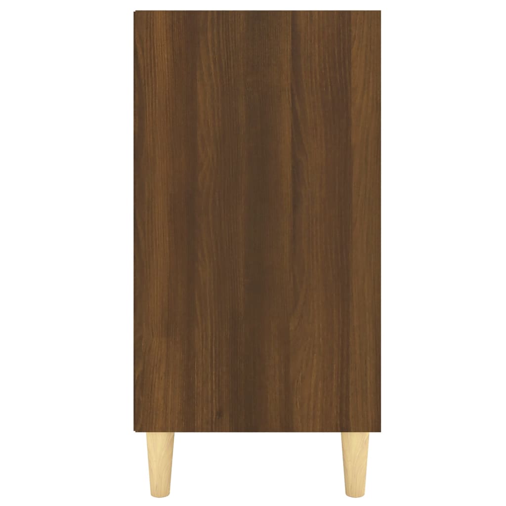 vidaXL Aparador de madera de ingeniería marrón roble 103,5x35x70 cm