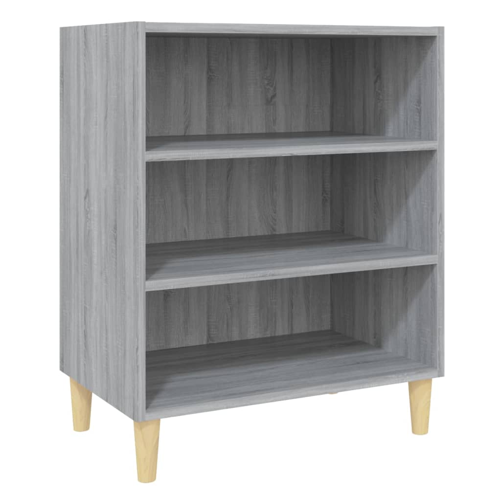 vidaXL Aparador madera de ingeniería gris Sonoma 57x35x70 cm