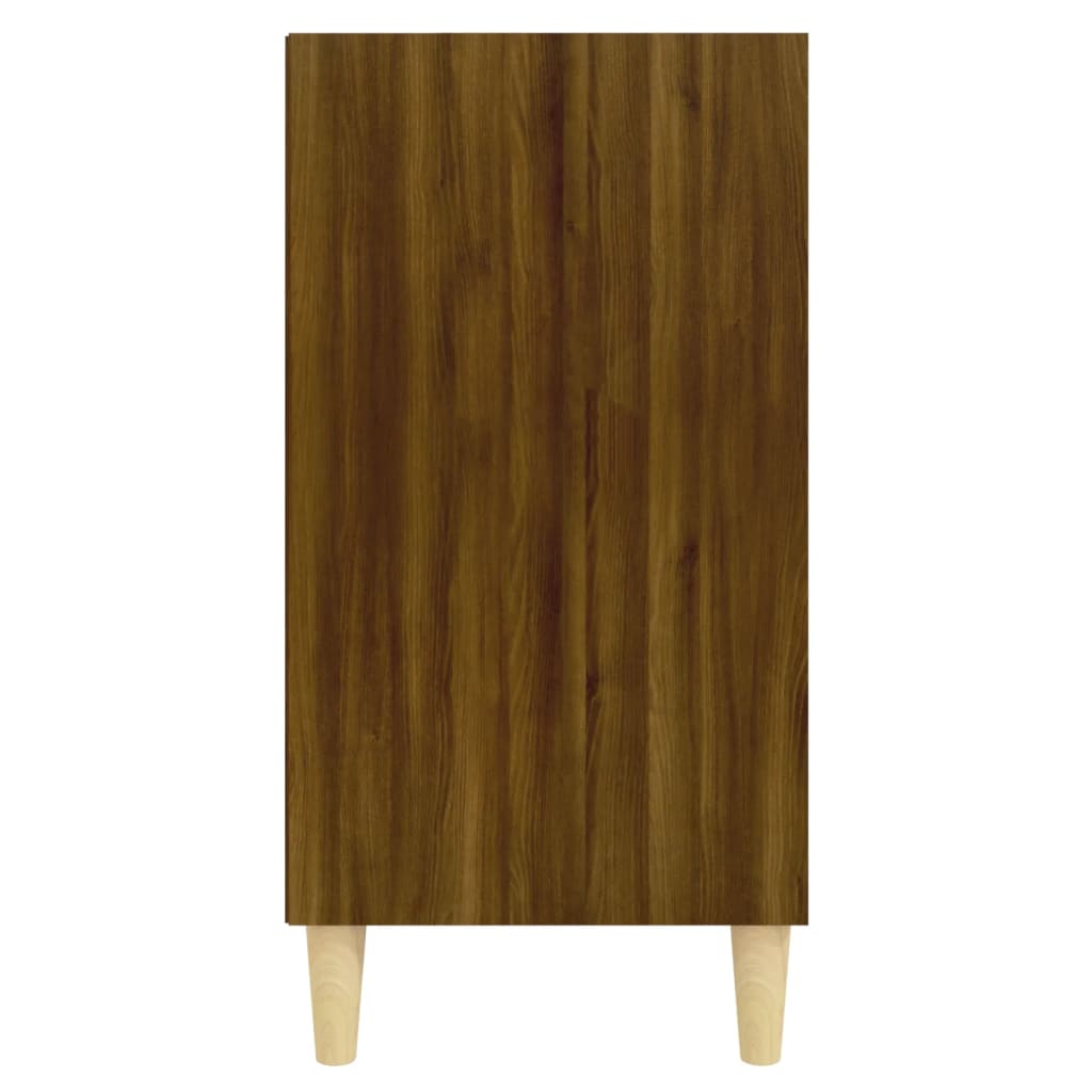 vidaXL Aparador madera de ingeniería marrón roble 57x35x70 cm