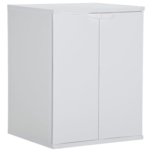 vidaXL Armario de lavadora PVC blanco 68,5x64,5x88 cm