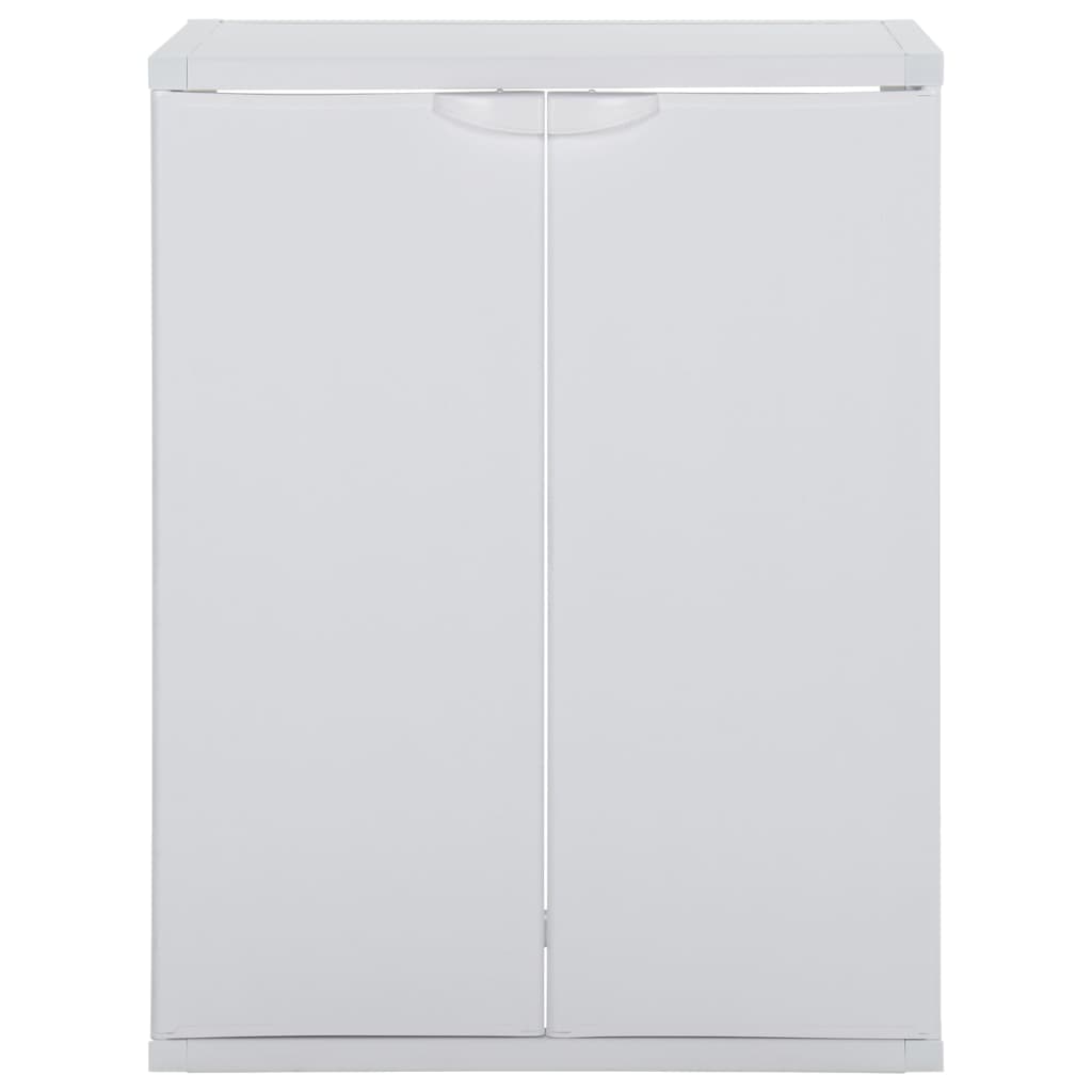 vidaXL Armario de lavadora PVC blanco 68,5x64,5x88 cm