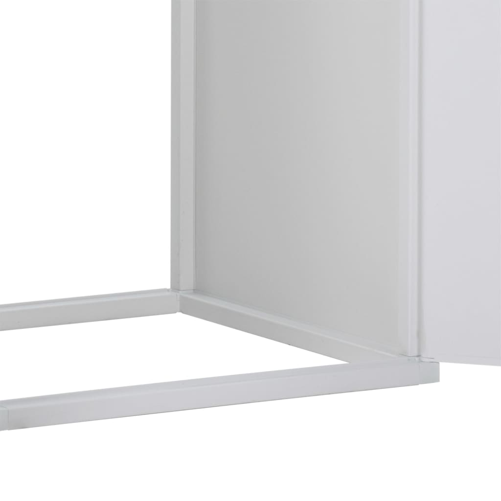 vidaXL Armario de lavadora PVC blanco 68,5x64,5x88 cm