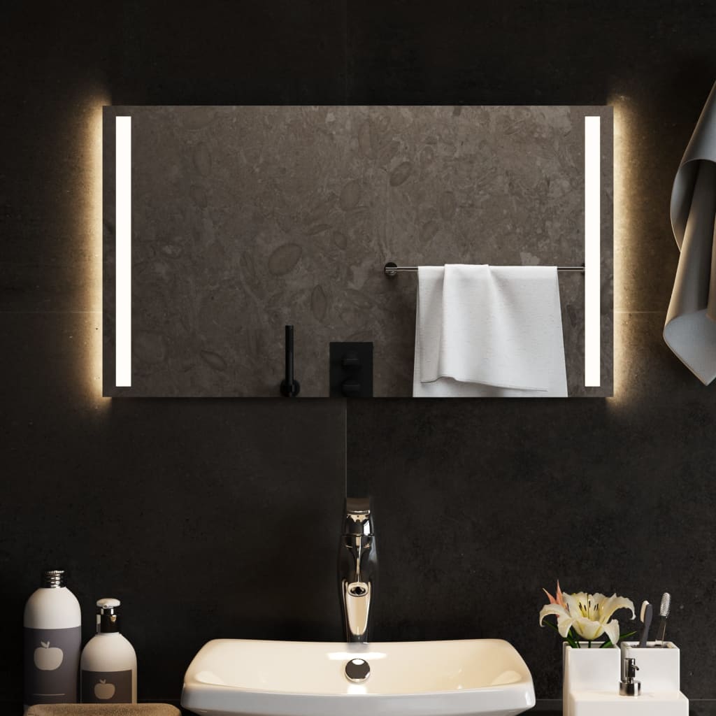 vidaXL Espejo de baño con LED 70x40 cm