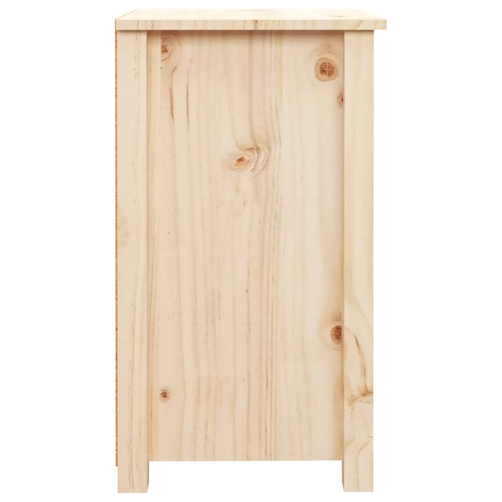 vidaXL Mesitas de noche 2 uds madera maciza de pino 40x35x61,5 cm