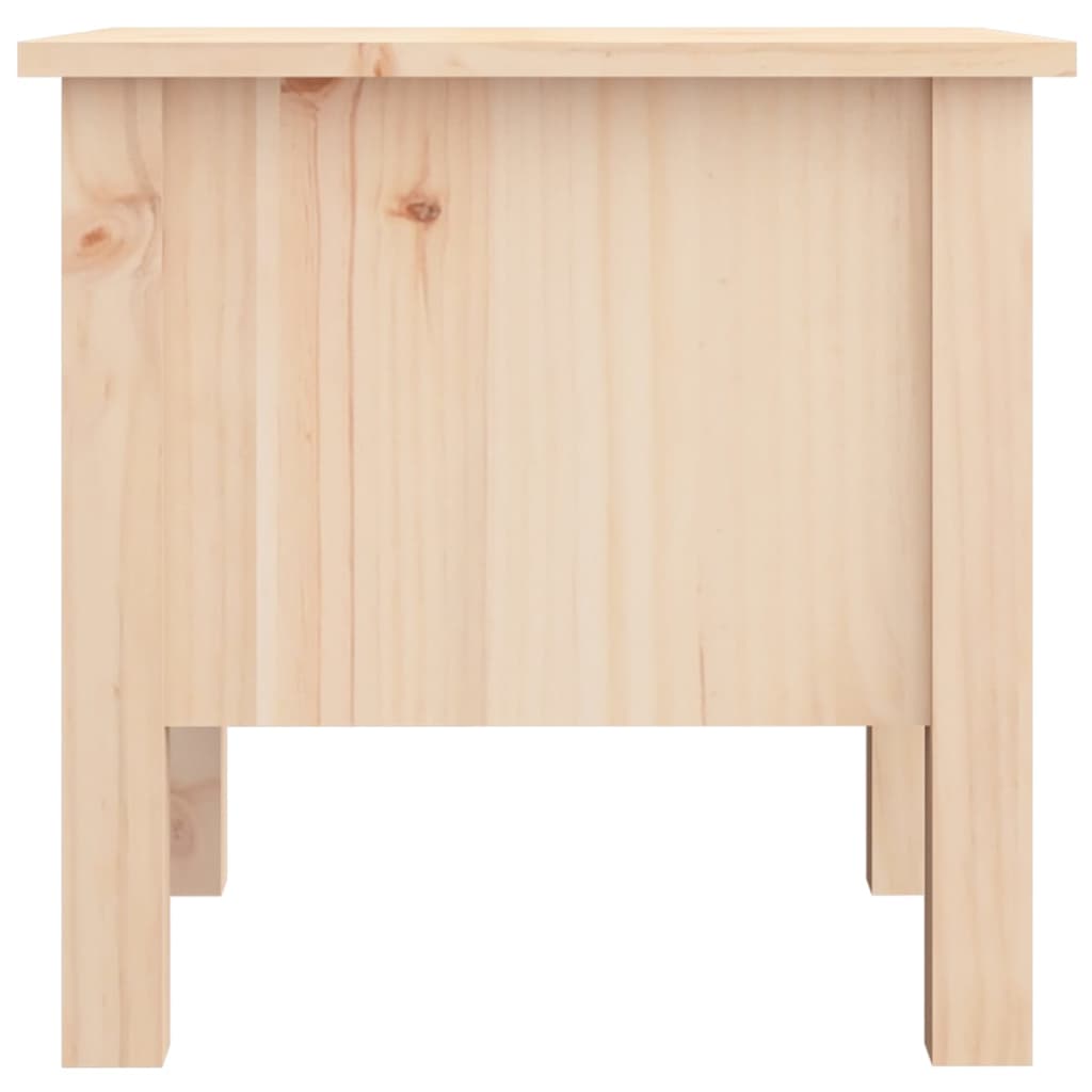 vidaXL Mesa auxiliar de madera maciza de pino 40x40x39 cm