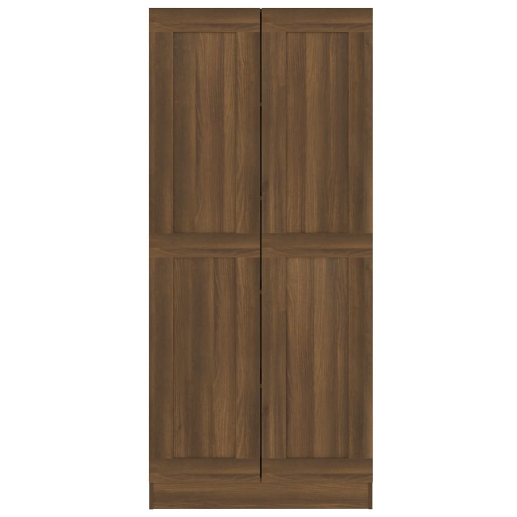 vidaXL Estantería madera contrachapada roble marrón 82,5x30,5x185,5 cm