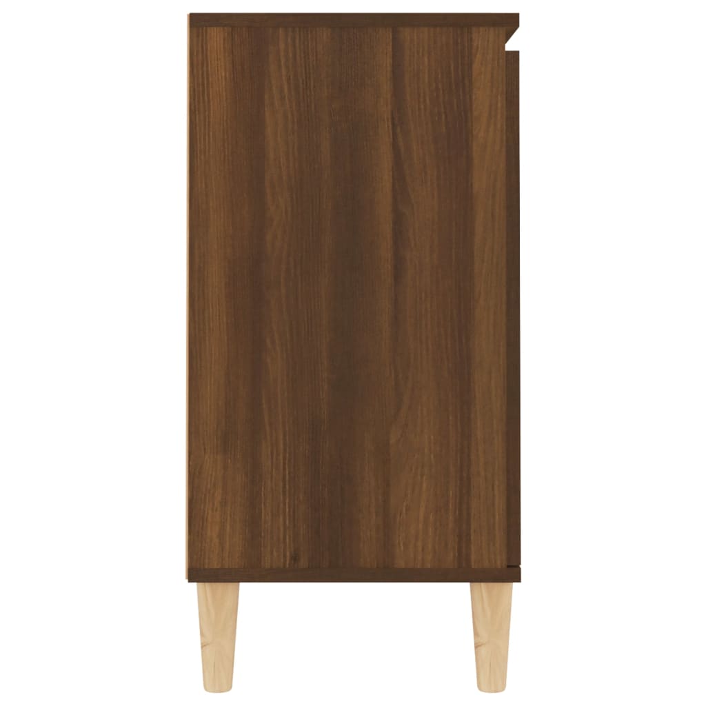 vidaXL Aparador madera de ingeniería roble marrón 101x35x70 cm