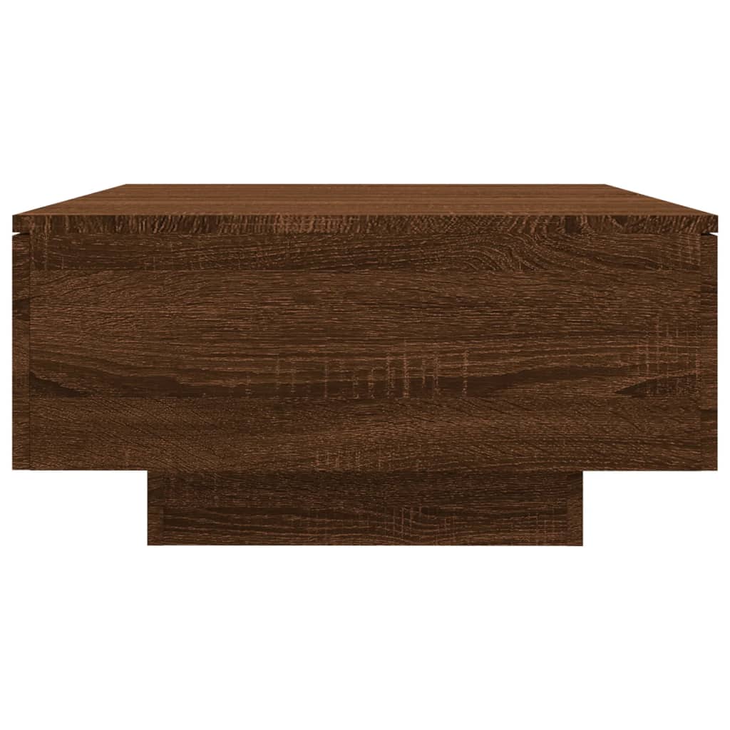 vidaXL Mesa de centro madera contrachapada roble marrón 90x60x31 cm