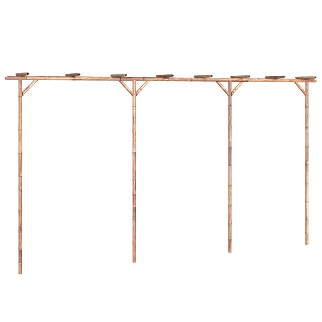 vidaXL Pérgola de bambú 385x40x205 cm