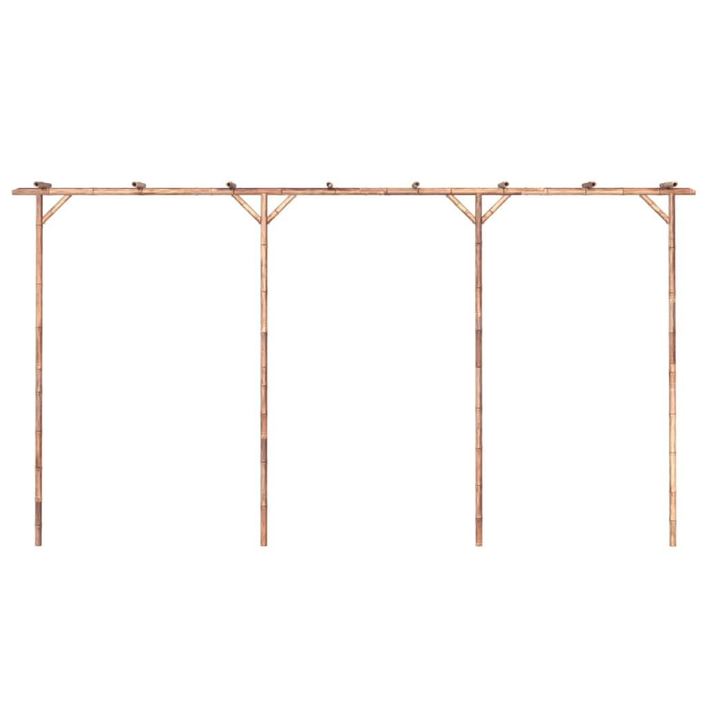 vidaXL Pérgola de bambú 385x40x205 cm