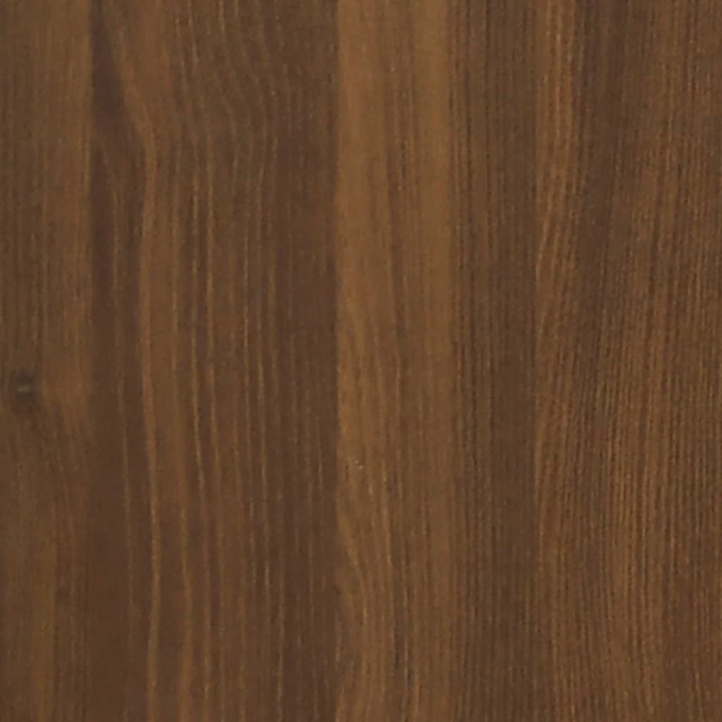 vidaXL Mueble zapatero madera contrachapada marrón roble 63x24x81 cm