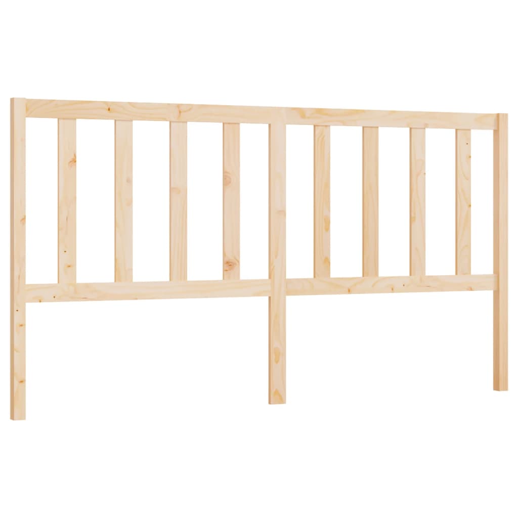 vidaXL Cabecero de cama madera maciza de pino 186x4x100 cm